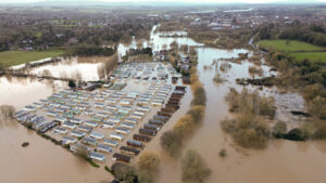 Graves inundaciones en el primer temporal del año en Europa